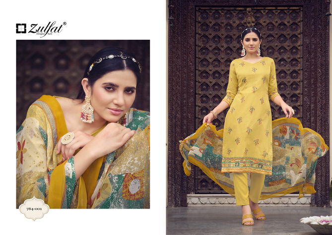 Tamanna Vol 3 By Zulfat Cotton Dress Material Catalog